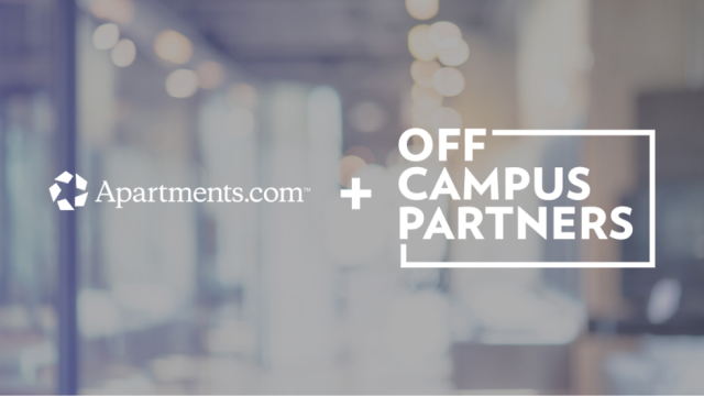 Apartments.com + Off campus partners